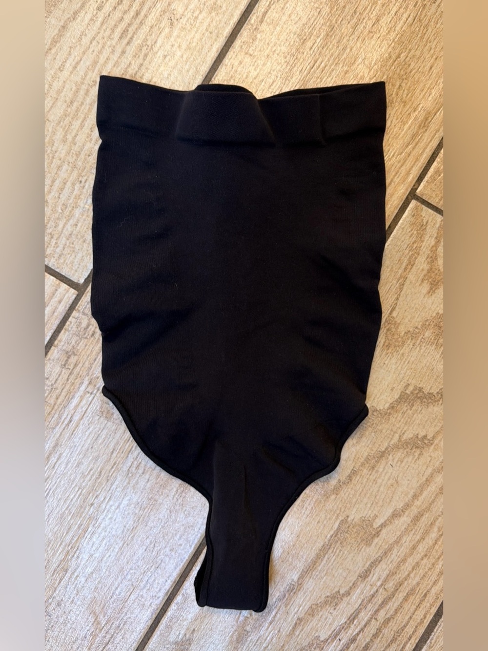 Skims Women's High Waist Thong Shapewear Black Size S/M Seamless Sculpt NWOT